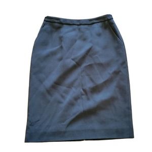 Jones New York Skirt Womens Size 2 Petite Olive Green Wool Pencil Career Office